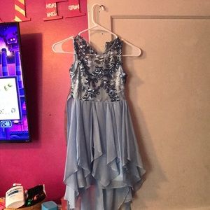 Girls light blue casual dress size 8